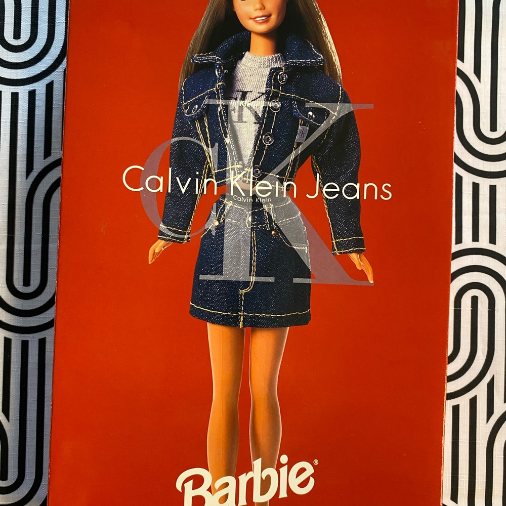 Calvin Klein Jeans Barbie Doll. Vintage Bloomingdale’s special edition NRFB